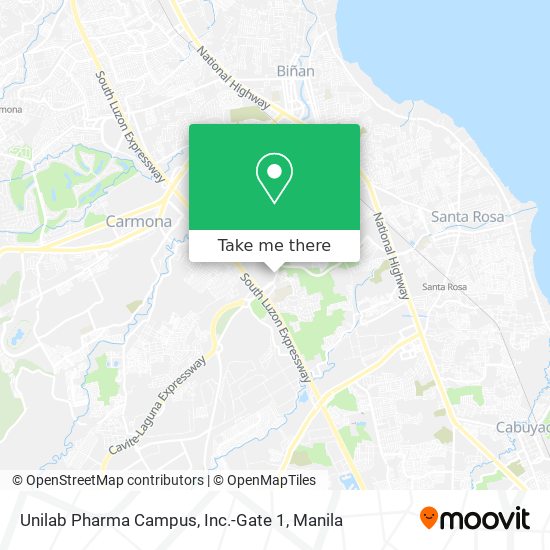 Unilab Pharma Campus, Inc.-Gate 1 map