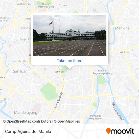 Camp Aguinaldo map