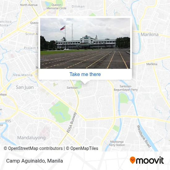 Camp Aguinaldo map