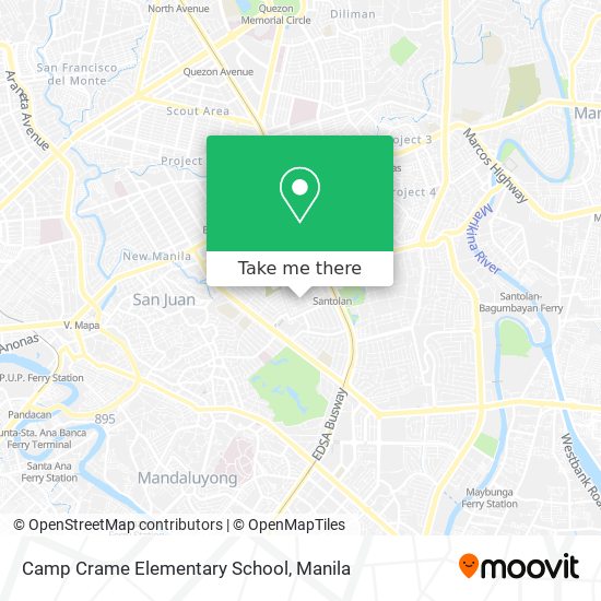 Camp Crame Elementary School map