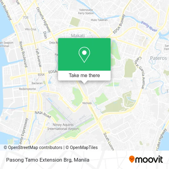 Pasong Tamo Extension Brg map