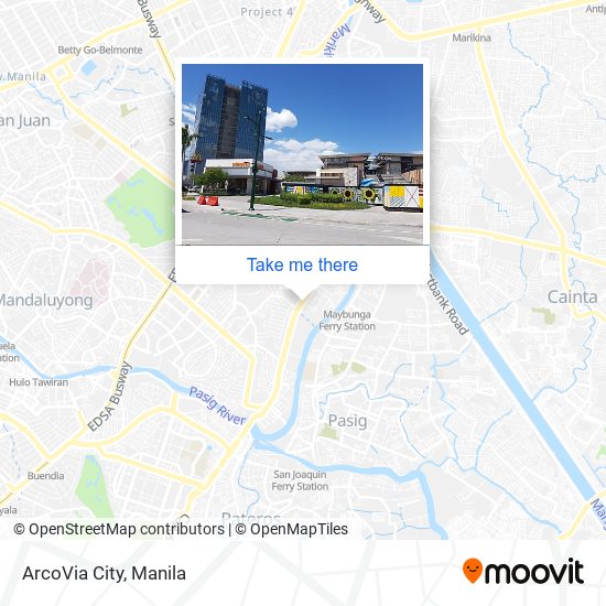 ArcoVia City map