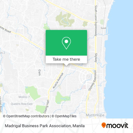 Madrigal Business Park Association map