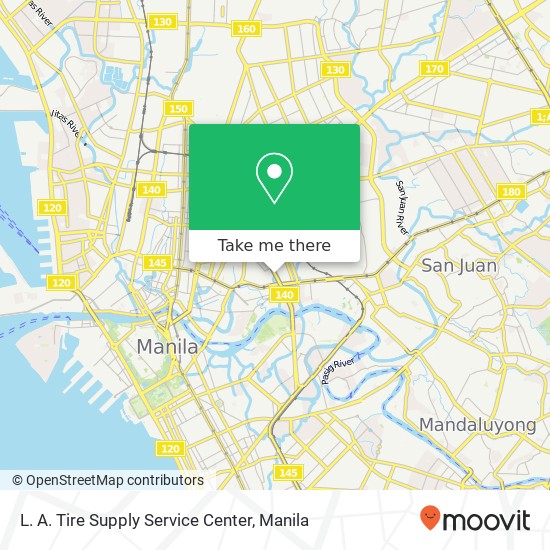 L. A. Tire Supply Service Center map