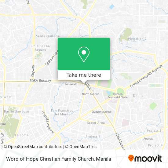 Word of Hope Christian Family Church map