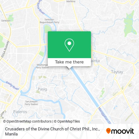 Crusaders of the Divine Church of Christ Phil., Inc. map
