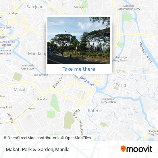 Makati Park & Garden map