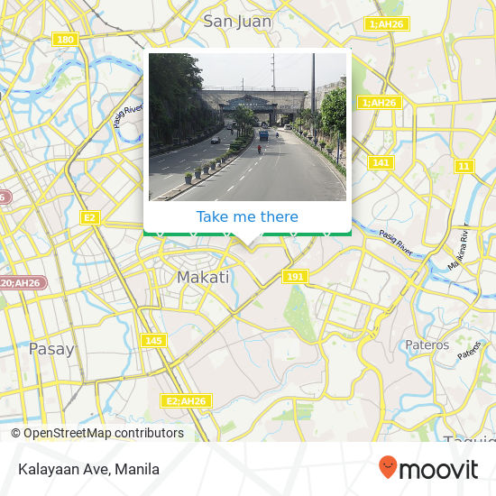 Kalayaan Ave map