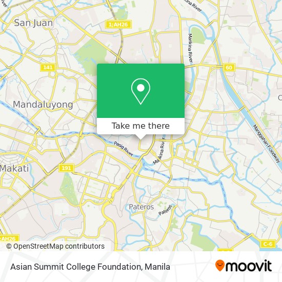 Asian Summit College Foundation map