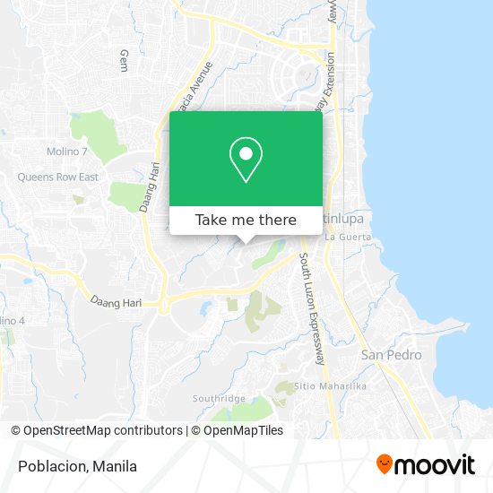 Poblacion map