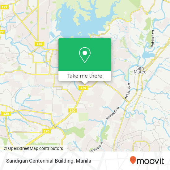 Sandigan Centennial Building map