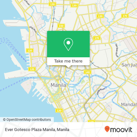 Ever Gotesco Plaza Manila map