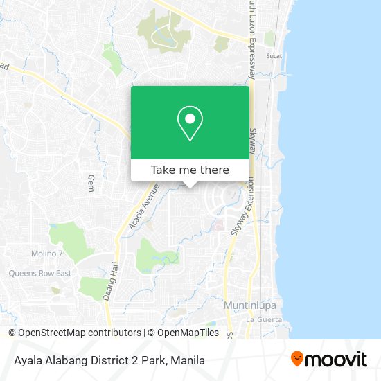 Ayala Alabang District 2 Park map