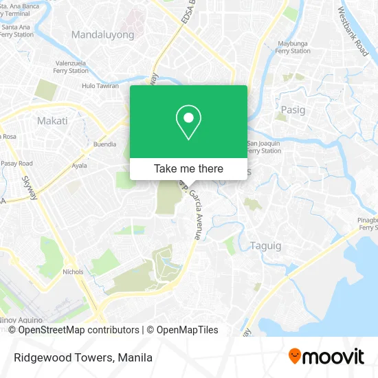 Ridgewood Towers map