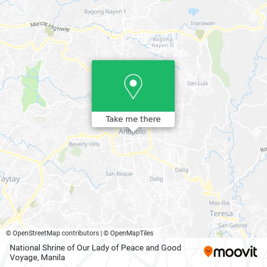 National Shrine of Our Lady of Peace and Good Voyage map