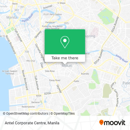 Antel Corporate Centre map