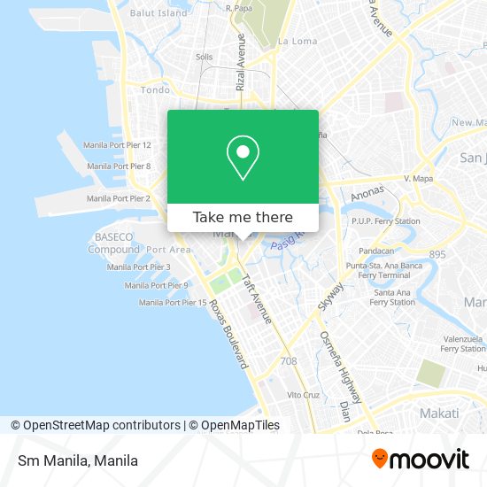 Sm Manila map