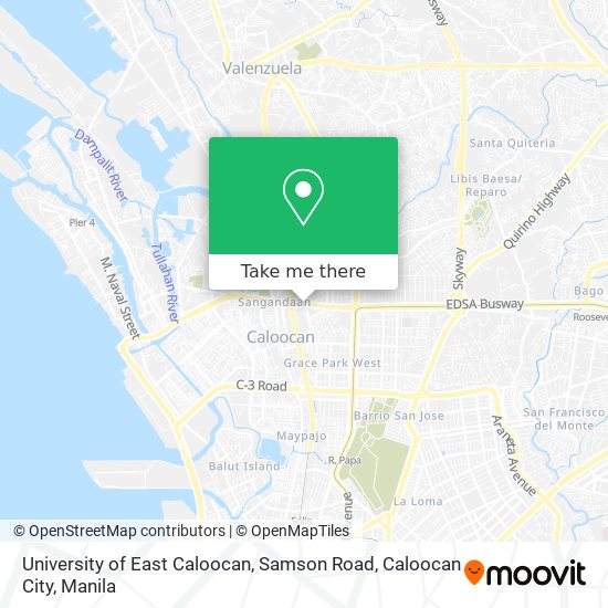 University of East Caloocan, Samson Road, Caloocan City map