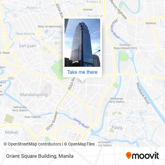 Orient Square Building map