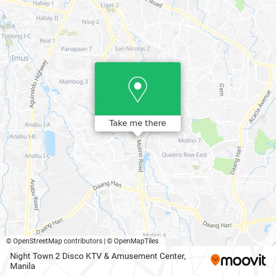 Night Town 2 Disco KTV & Amusement Center map