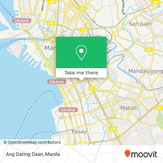 Ang Dating Daan map