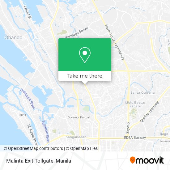 Malinta Exit Tollgate map