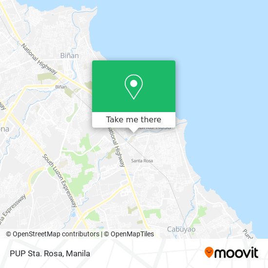 PUP Sta. Rosa map