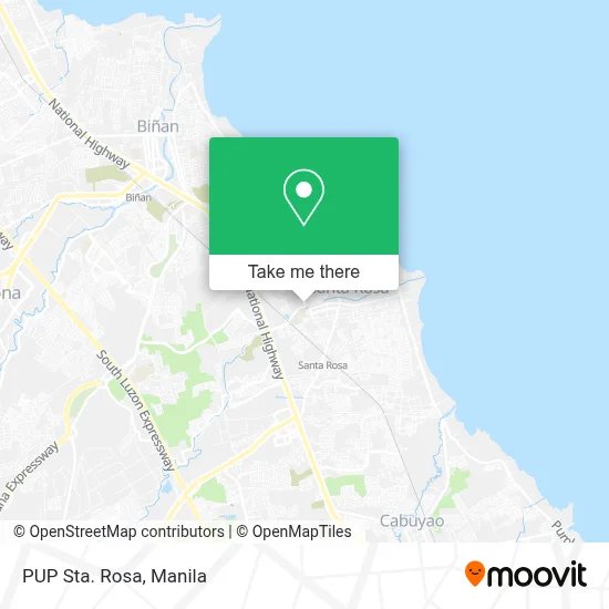 PUP Sta. Rosa map