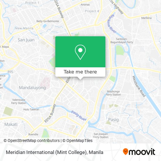 Meridian International (Mint College) map