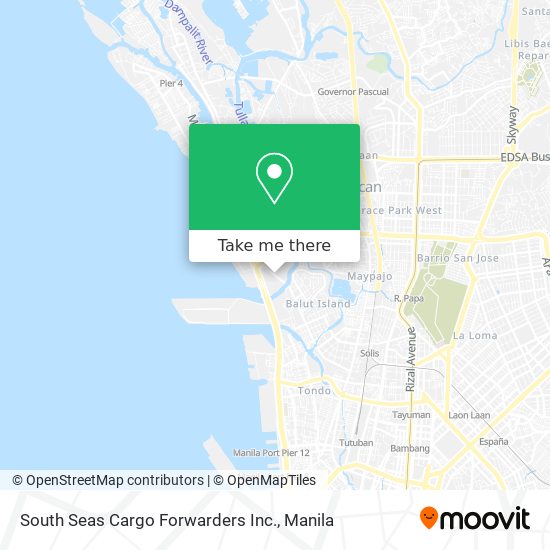 South Seas Cargo Forwarders Inc. map