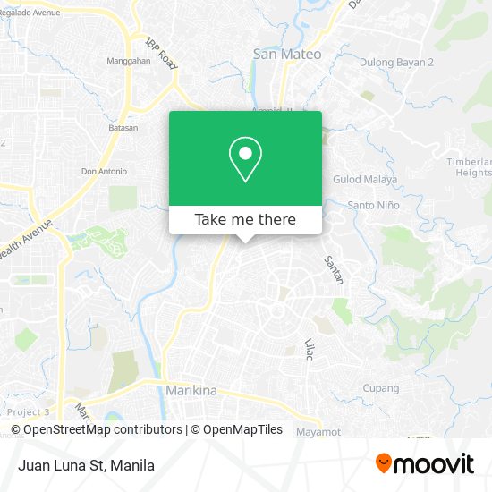 Juan Luna St map