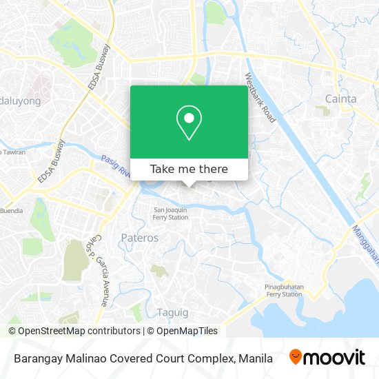 Barangay Malinao Covered Court Complex map