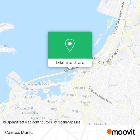 Cavitex map