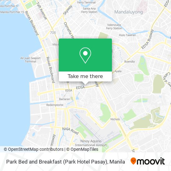 Park Bed and Breakfast (Park Hotel Pasay) map