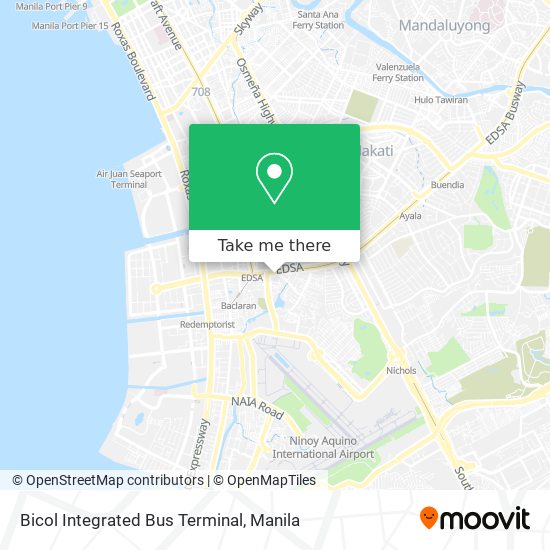 Bicol Integrated Bus Terminal map