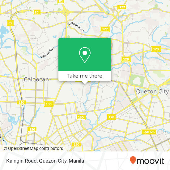 Kaingin Road, Quezon City map