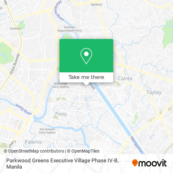 Parkwood Greens Executive Village Phase IV-B map