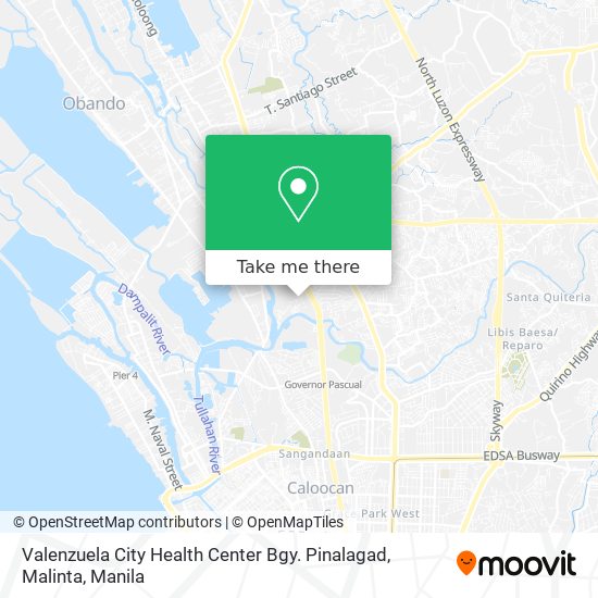 Valenzuela City Health Center Bgy. Pinalagad, Malinta map