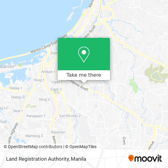 Land Registration Authority map