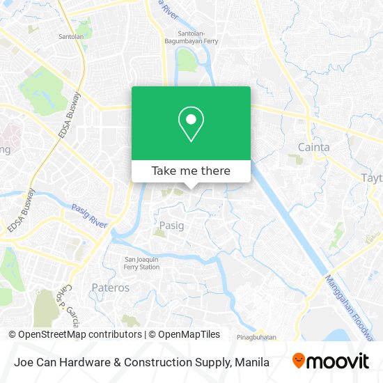 Joe Can Hardware & Construction Supply map
