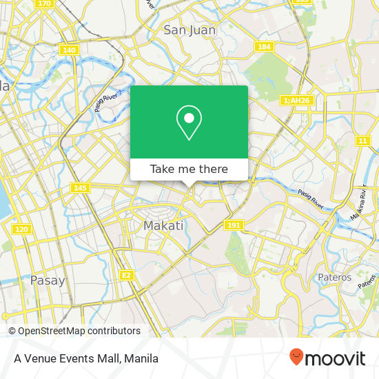 A Venue Events Mall map