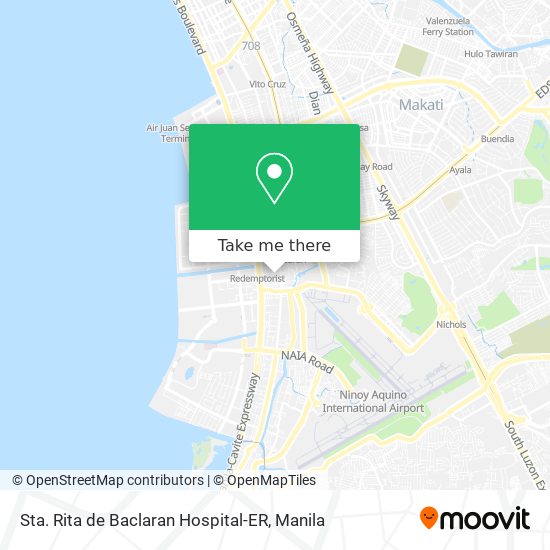 Sta. Rita de Baclaran Hospital-ER map