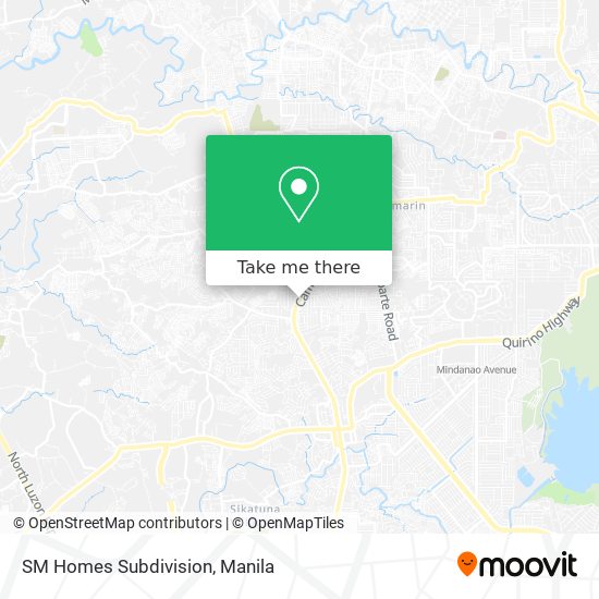 SM Homes Subdivision map