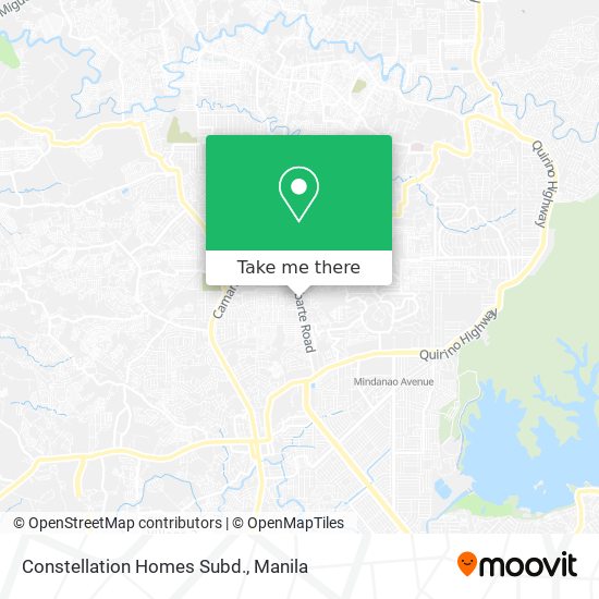Constellation Homes Subd. map