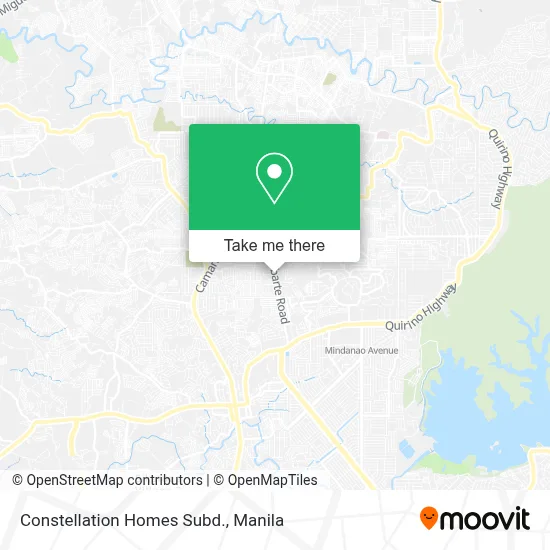 Constellation Homes Subd. map