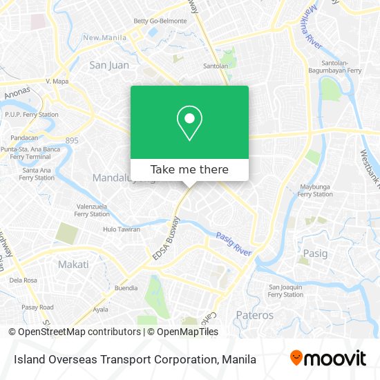 Island Overseas Transport Corporation map
