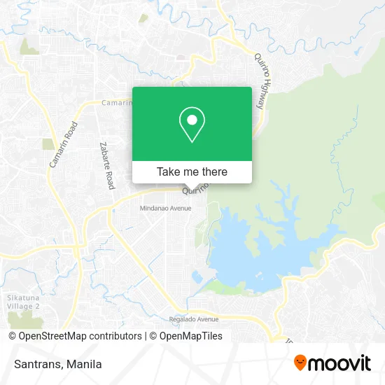 Santrans map