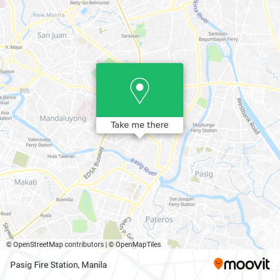 Pasig Fire Station map