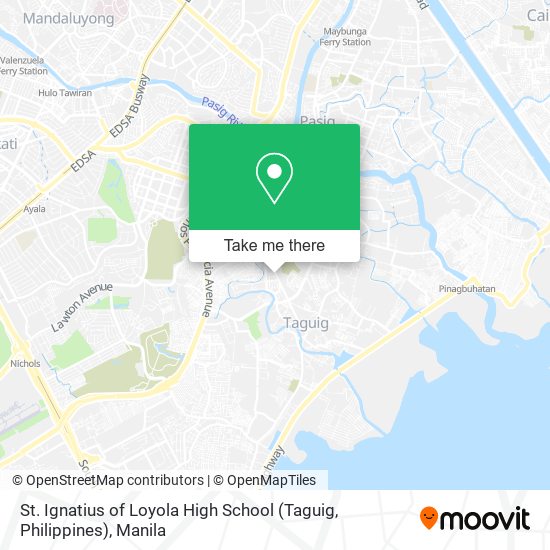 St. Ignatius of Loyola High School (Taguig, Philippines) map