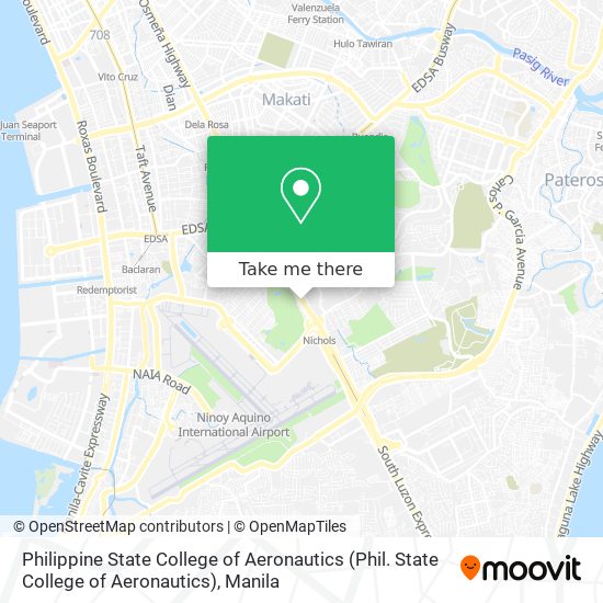 Philippine State College of Aeronautics map